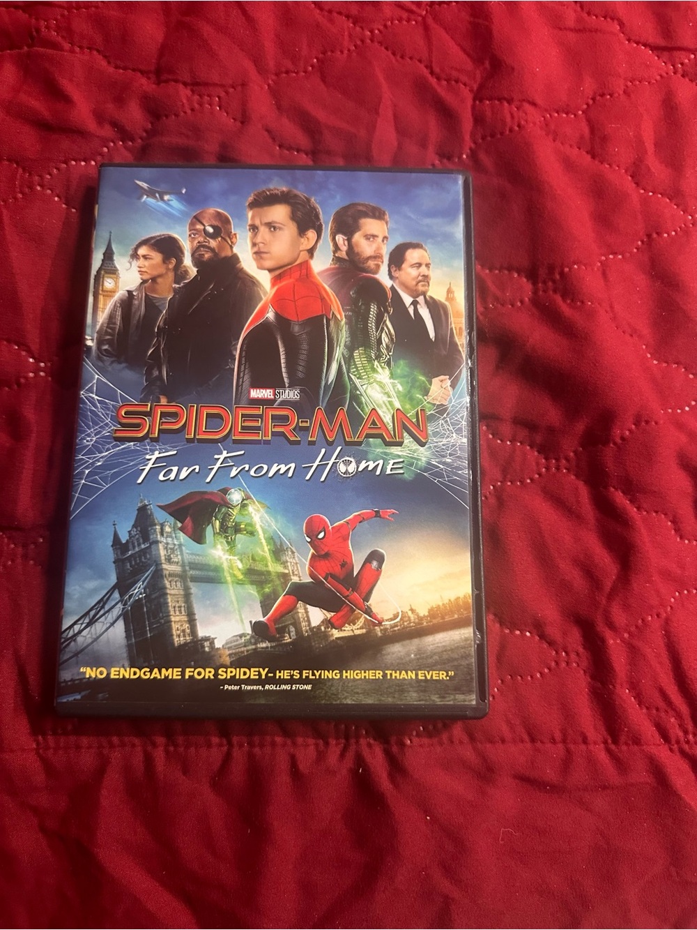 Marvel Spider-Man Far From Home DVD - Red and Blue Cover Art